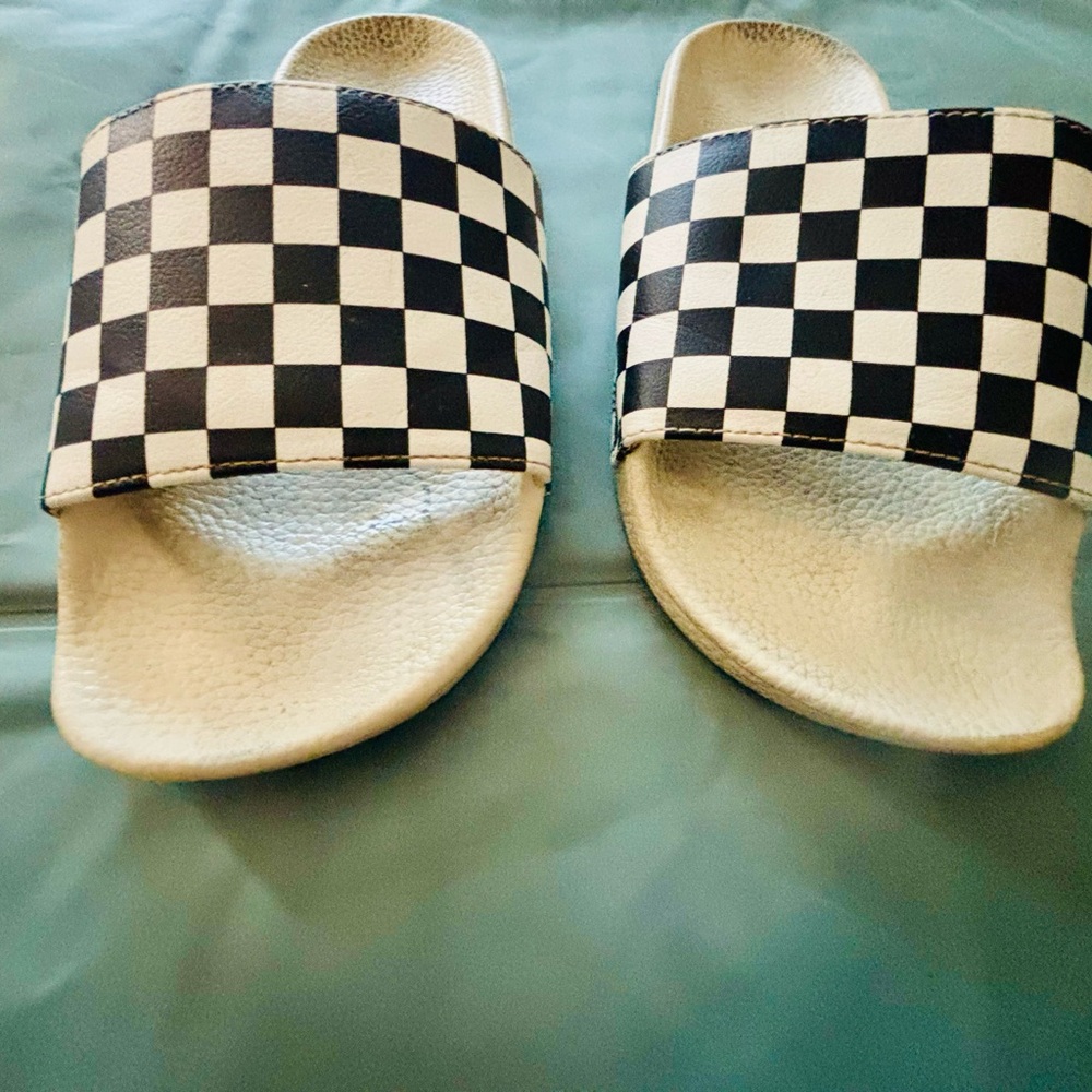 Checkered Classic Slide Sandals